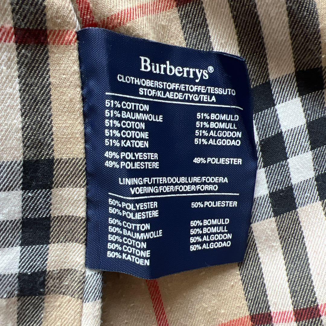 「美品」バーバリー　トレンチコート L〜XL ベージュ　ノバチェック　チェスター