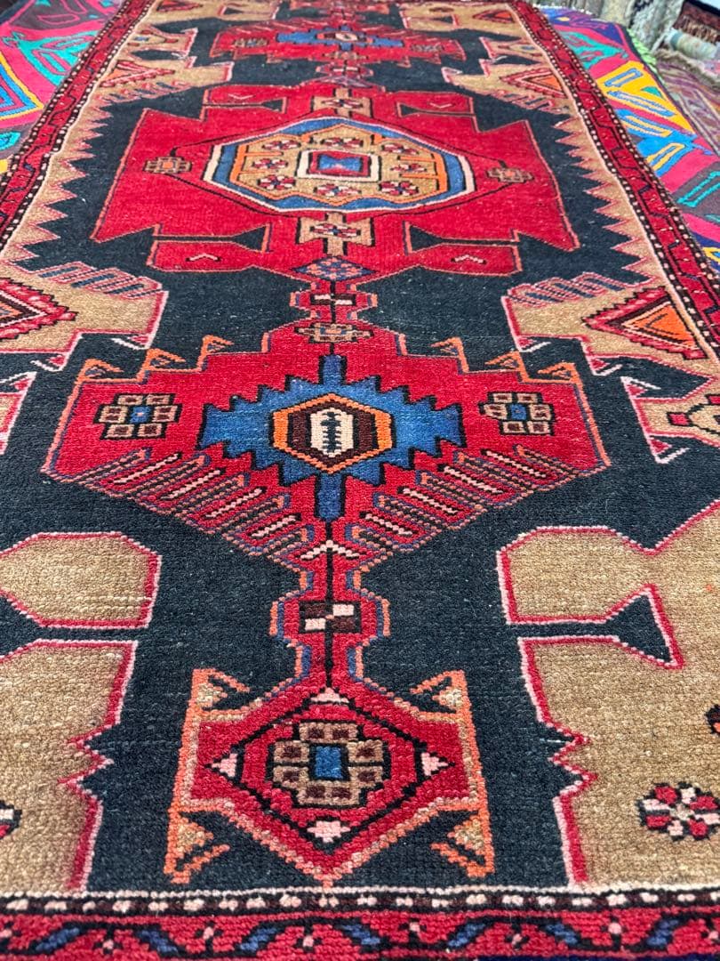 ペルシャ 【ヴィンテージラグ】インテリア装飾用 バルーチ / イラン /