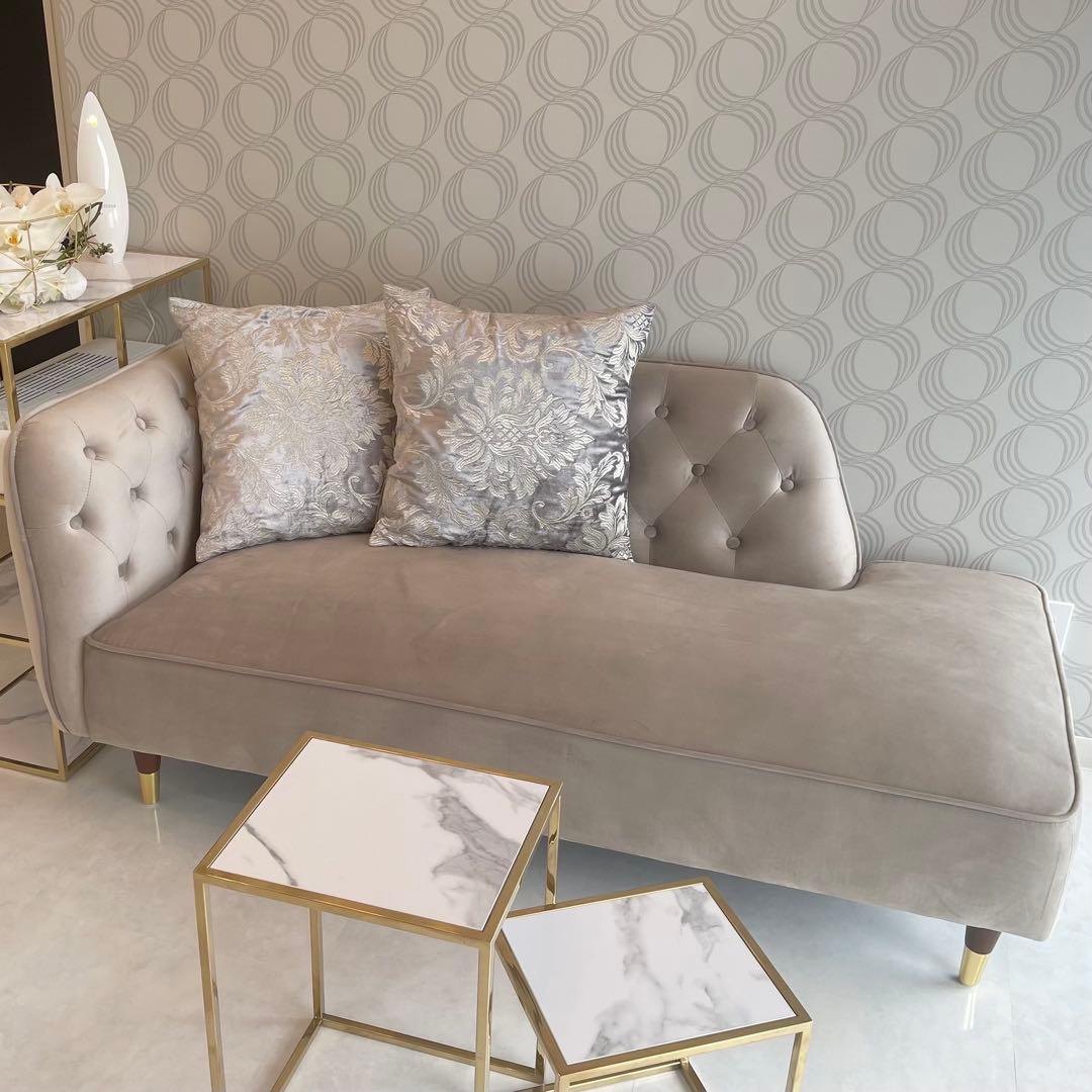 最終値下げ‼️グレー ファブリックソファ 2人掛け