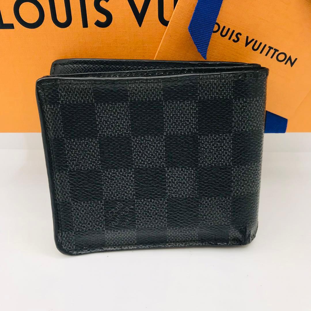 ルイヴィトン✨ダミエ グラフィット ポルトフォイユ マルコNM 二つ折り財布