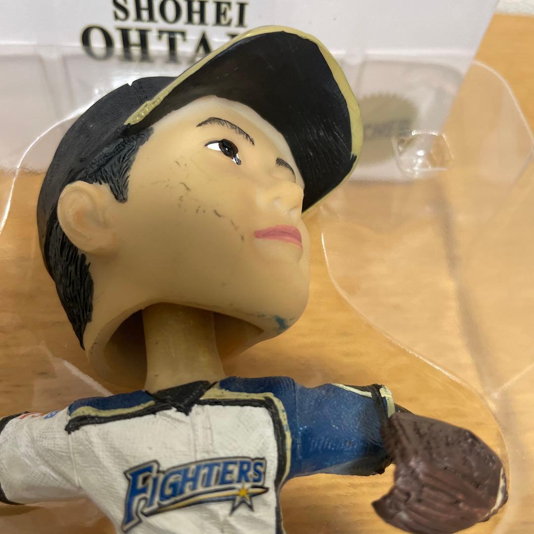 【新品未使用】希少　大谷翔平　日本ハムファイターズ　バブルヘッド　二刀流セット