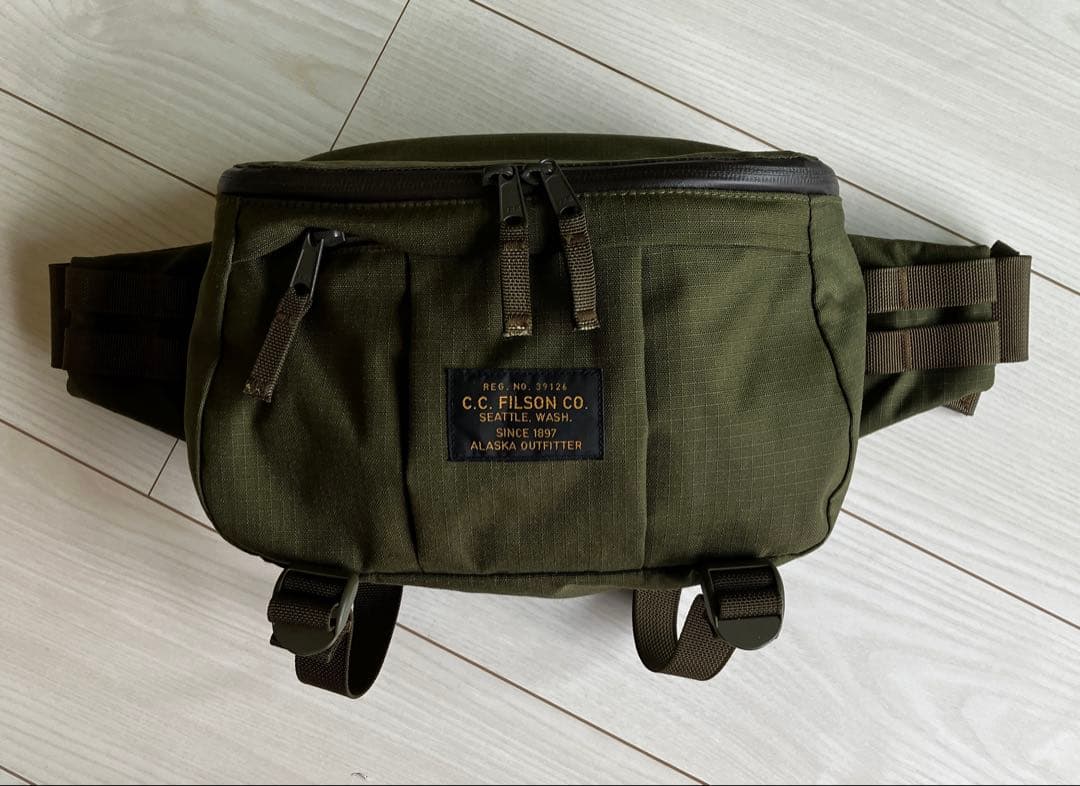 【USED】FILSON フィルソン ウエストバッグ リップストップ