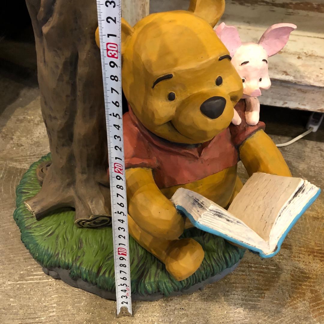 【Disney】プーさん ピグレット　陶磁器　スタンドライト　照明　キャラクター