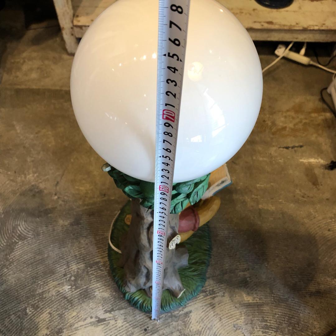 【Disney】プーさん ピグレット　陶磁器　スタンドライト　照明　キャラクター