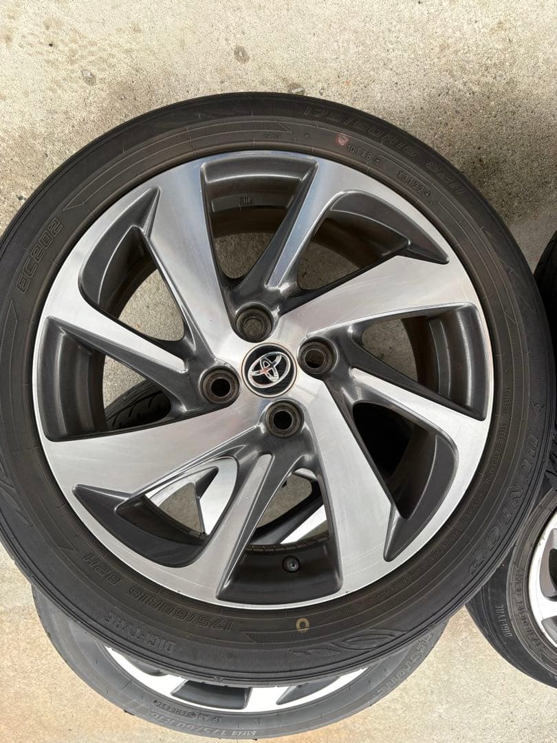 ら*ど様 175/60R16サマータイヤ&トヨタ純正16インチアルミホイール4本