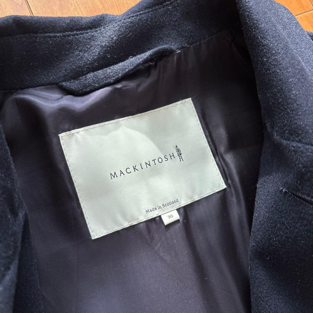MACKINTOSH ステンカラーコート ダークネイビー 36