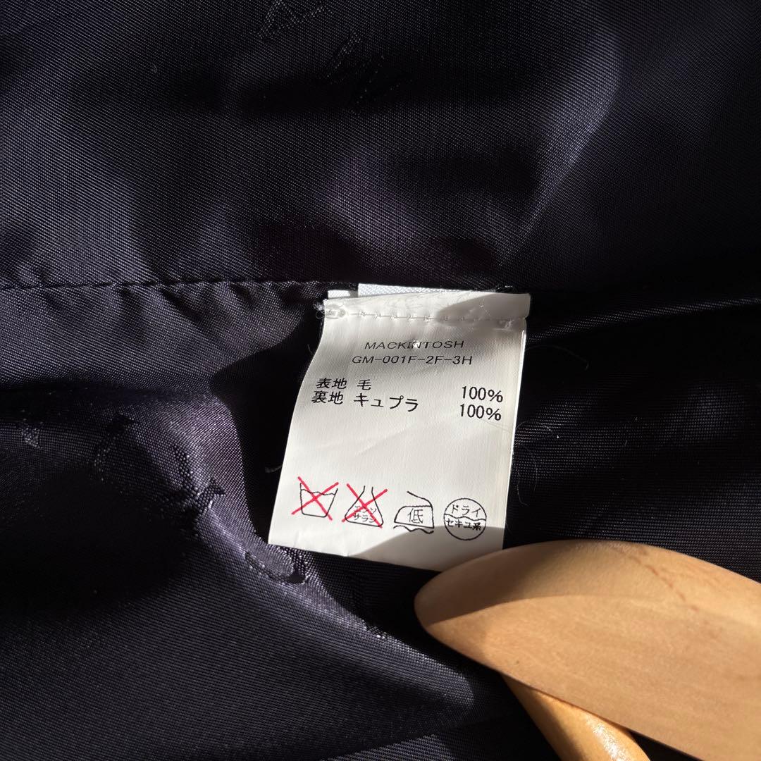 MACKINTOSH ステンカラーコート ダークネイビー 36