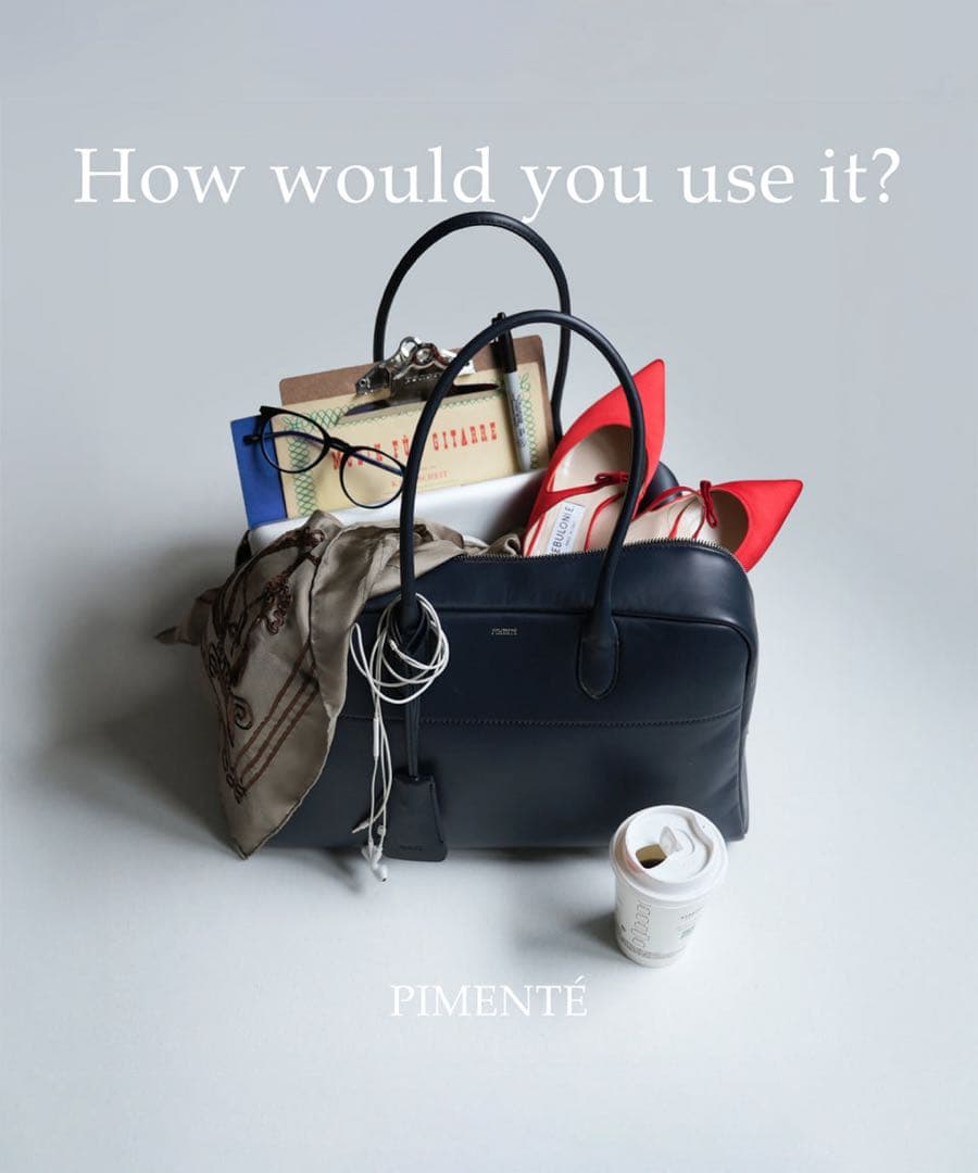 出品本日12月25日迄 PIMENTÉ カーゴ ボストンバッグ