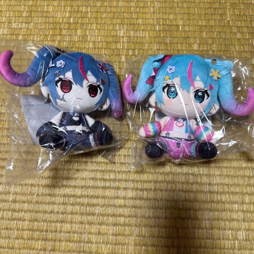 デコミク　ぬいぐるみ　ライトネス　ダークネス　DECO*27 初音ミク