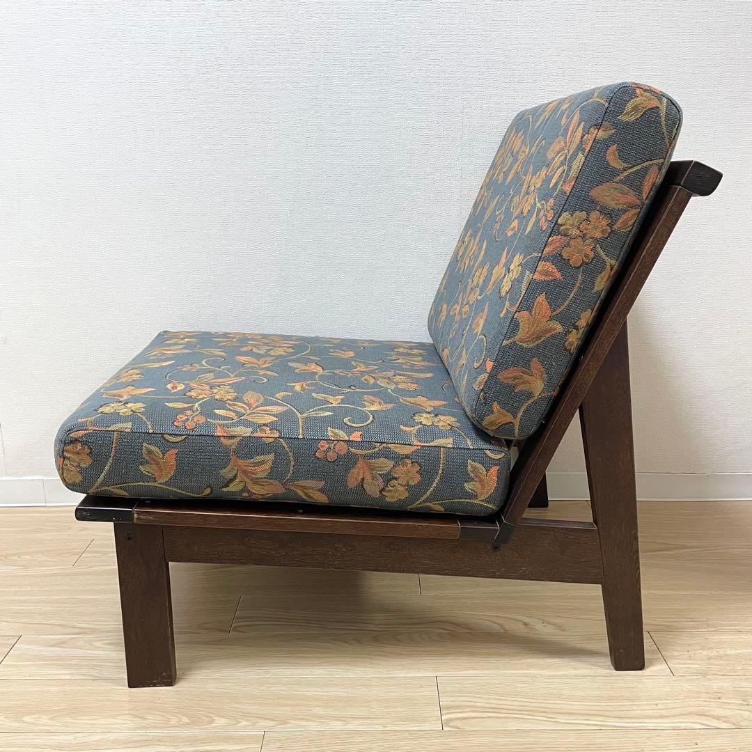 希少 美品 カリモク karimoku ローチェア 椅子 ②
