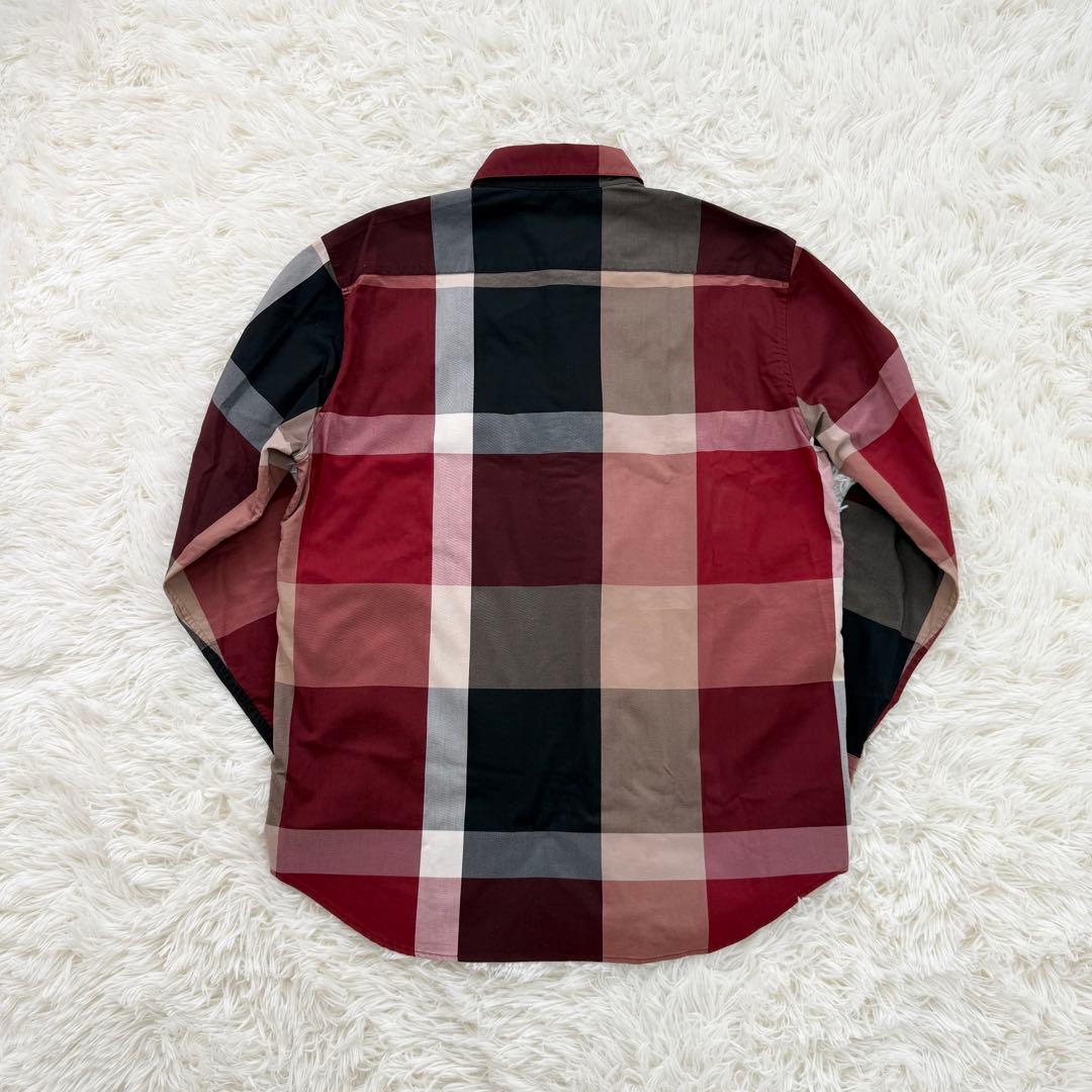 ブラックレーベルクレストブリッジ ソロテックスクレストブリッジチェックシャツ L