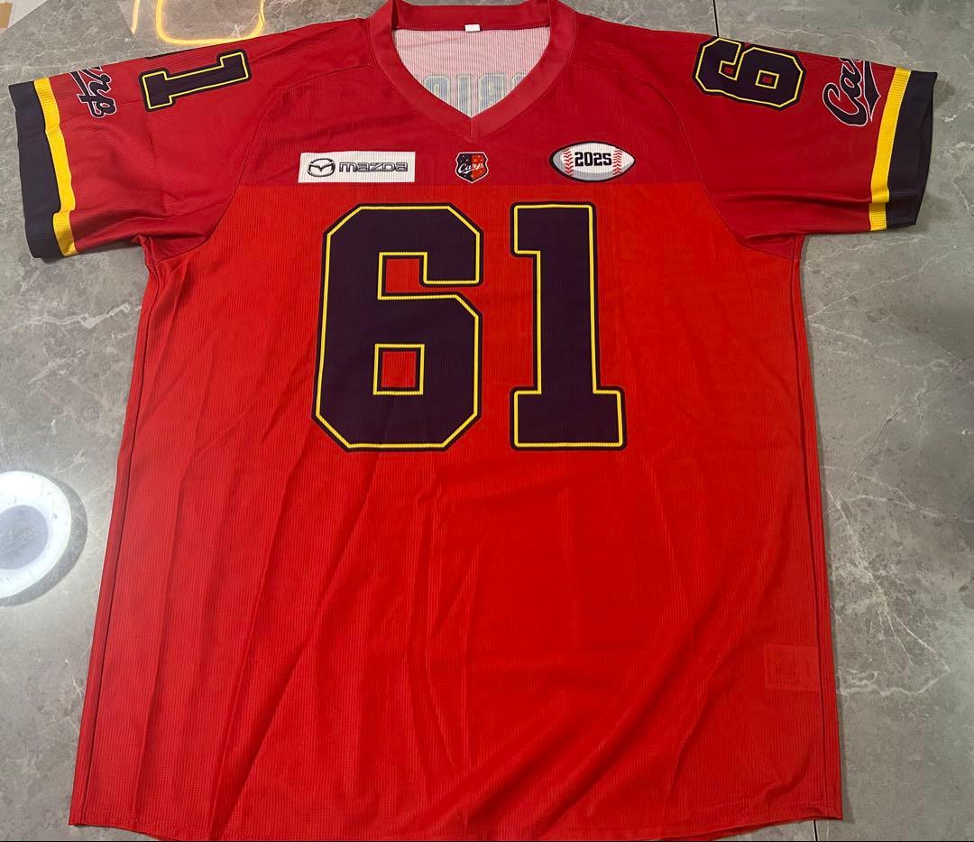 広島東洋カープ　ファビアン　アメフト風ユニフォーム O(XL)サイズ