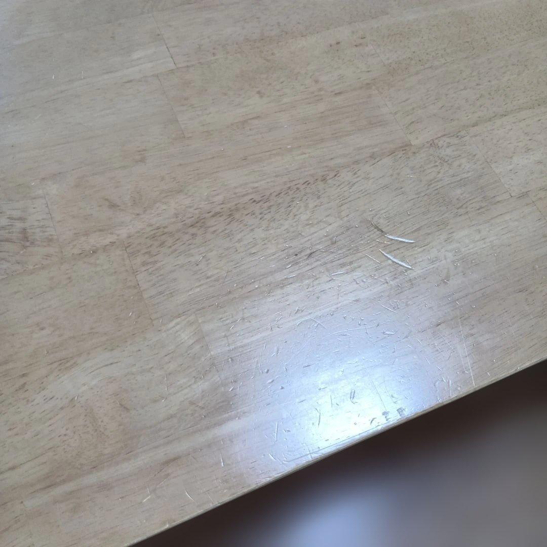 ダイニングテーブル　ナチュラルウッド 長方形　ベルメゾン　机　テーブル　シンプル