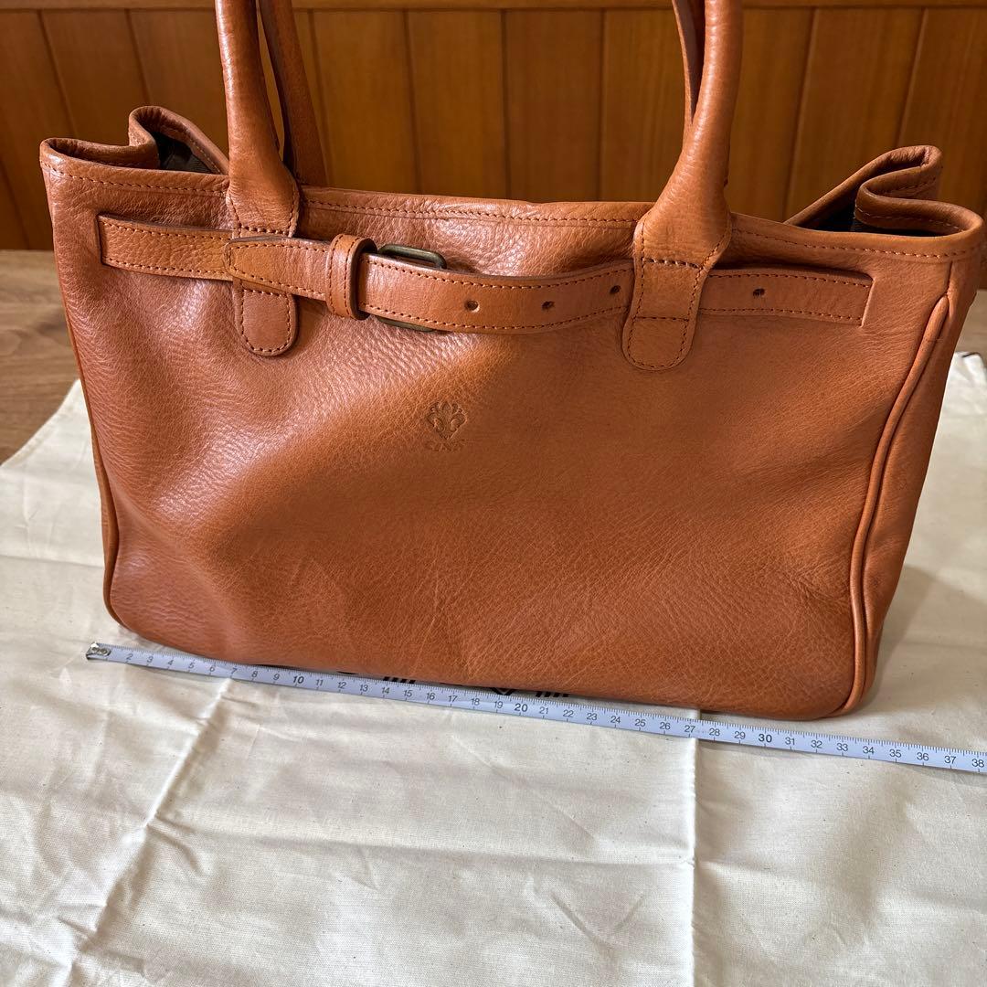 【RB-31】ci-va チーバ　レザートートバッグ　キャメル