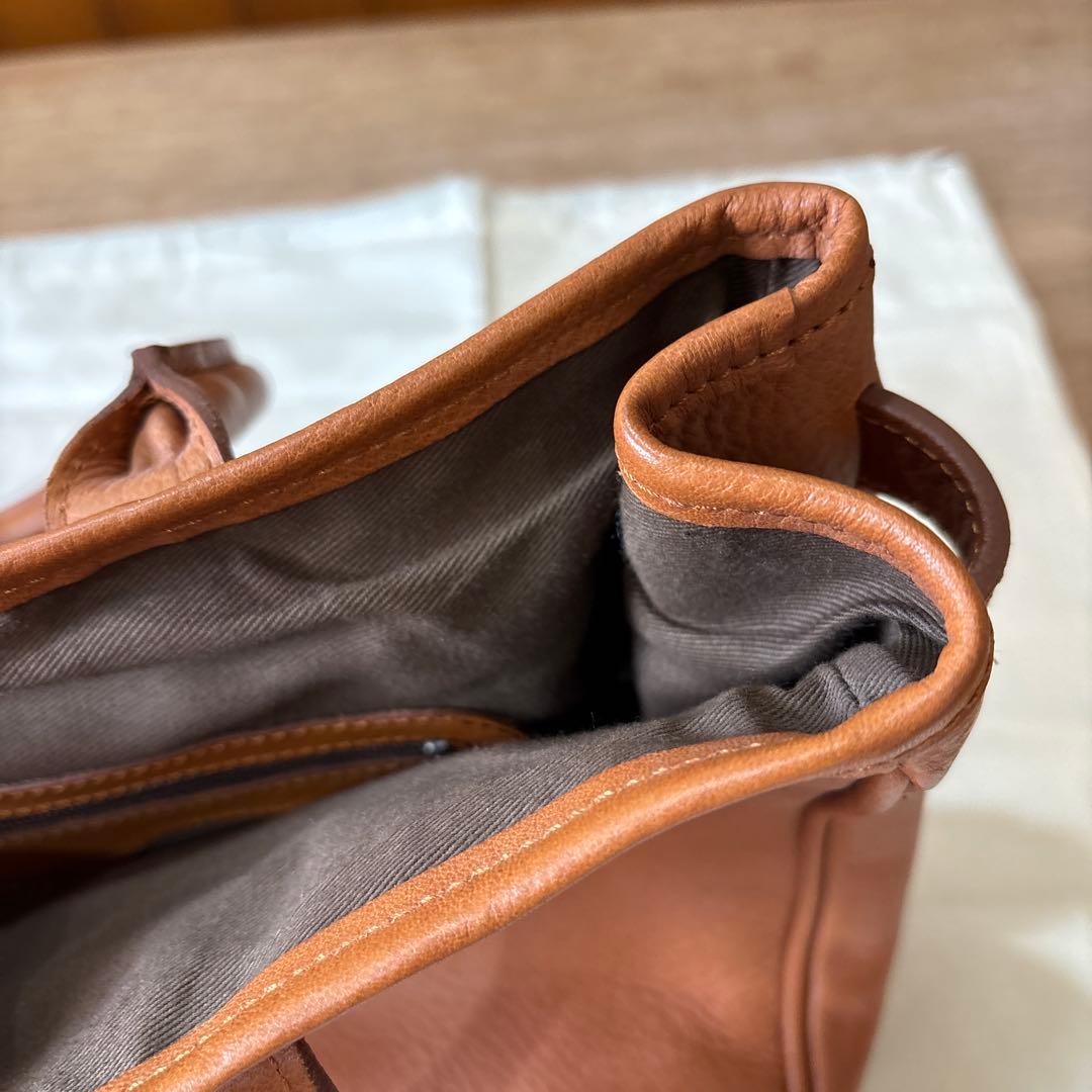 【RB-31】ci-va チーバ　レザートートバッグ　キャメル