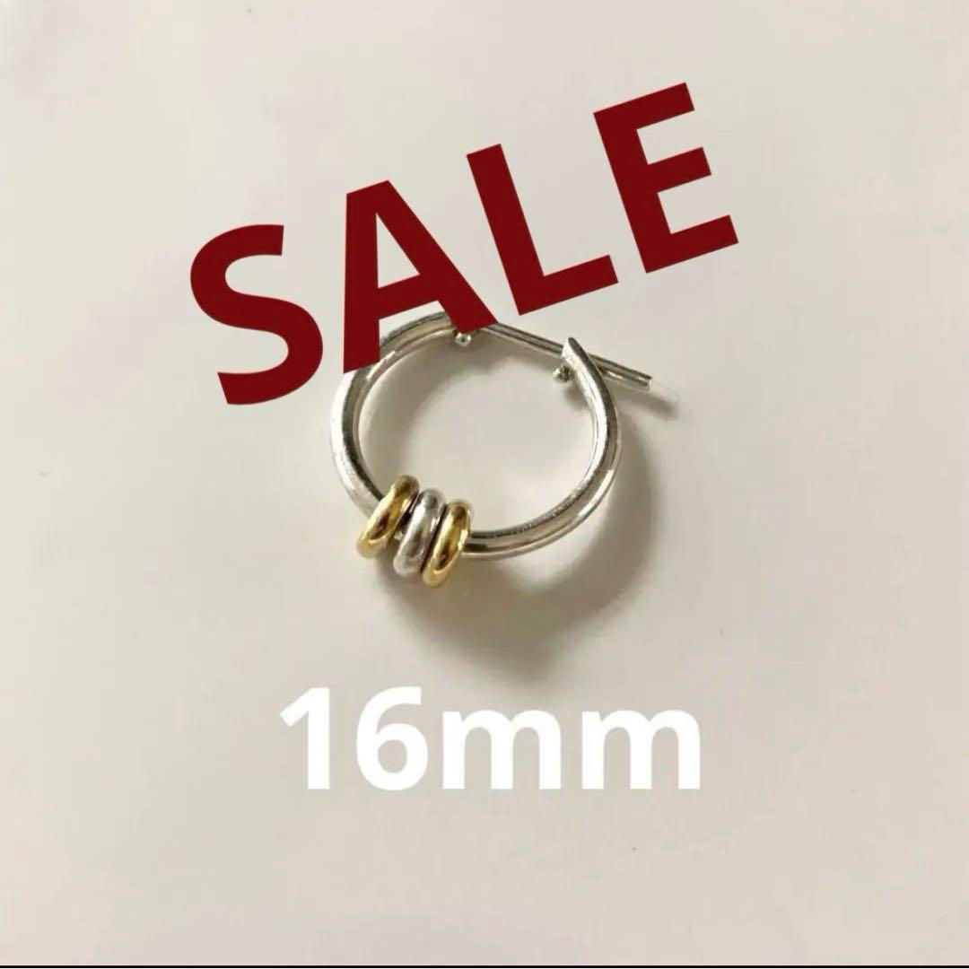 ノーブランド　シルバー925 16mm ヤマト着用　登坂　スピネリ　ピアス