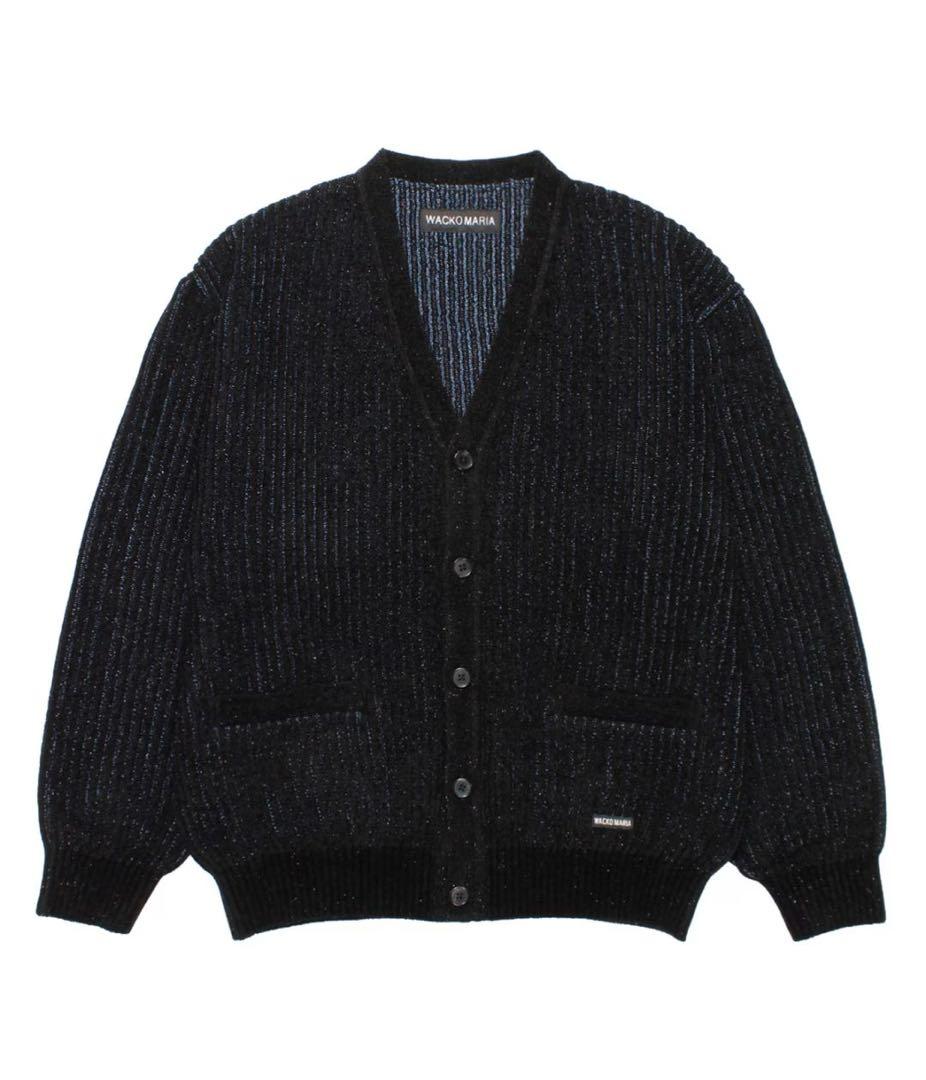 トップス WACKO MARIA GLITTER KNIT CARDIGAN 25FW