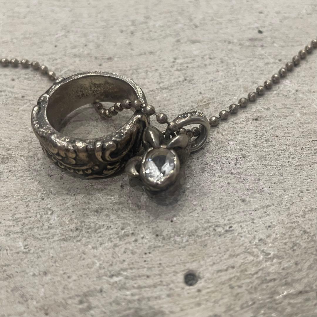 【希少レア】ヴィンテージ シルバー ネックレス 925 アメカジ Y2K