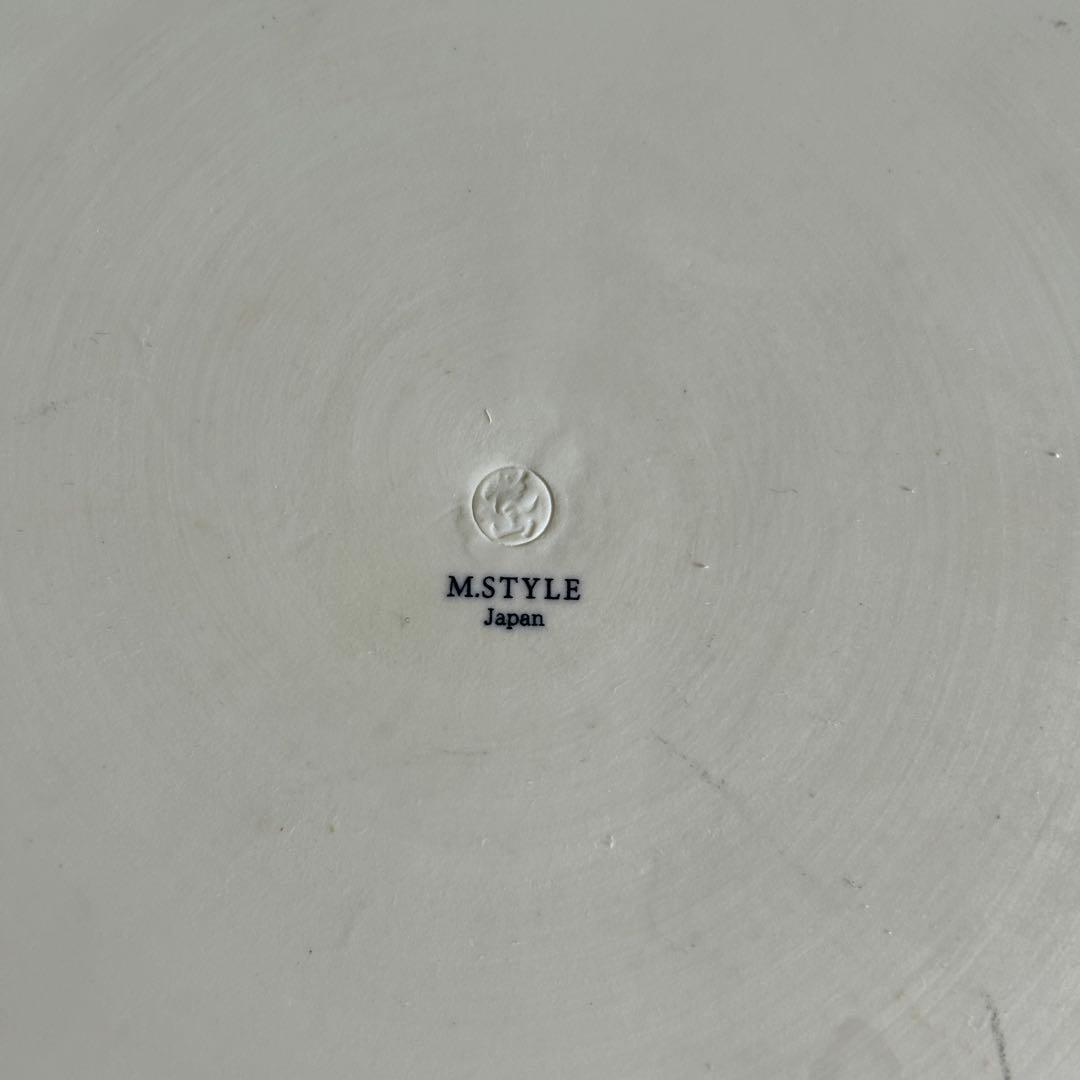 CE69 ★M.STYLE★ お皿 プレート 4枚 平皿 茶色 食器 直径 3