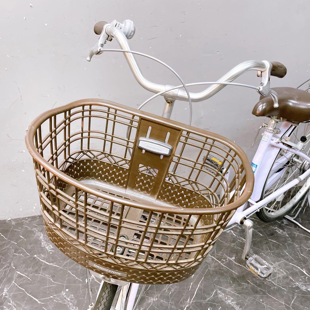 【941】《関西 引き取り》一般車 ママチャリ ブリヂストン パープル