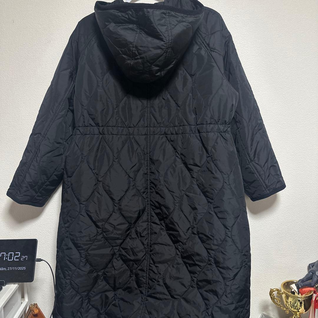 23区　ブラック ロングコート