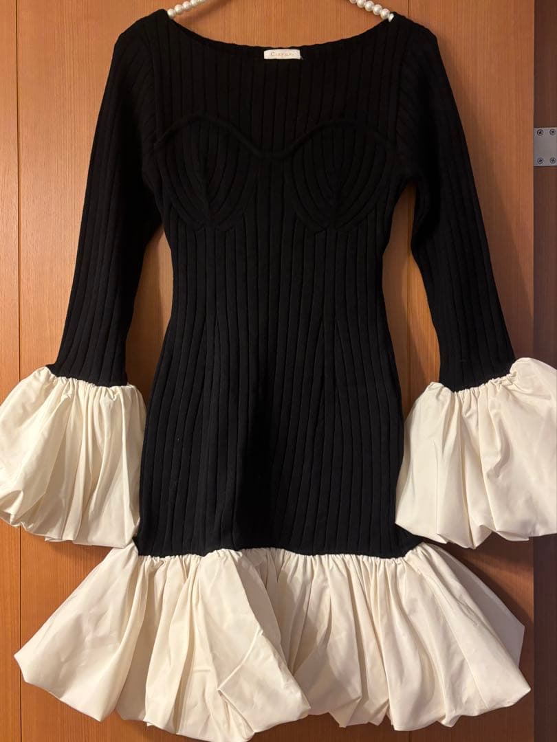 新品 Crayme, Whip Rib Knit Dress