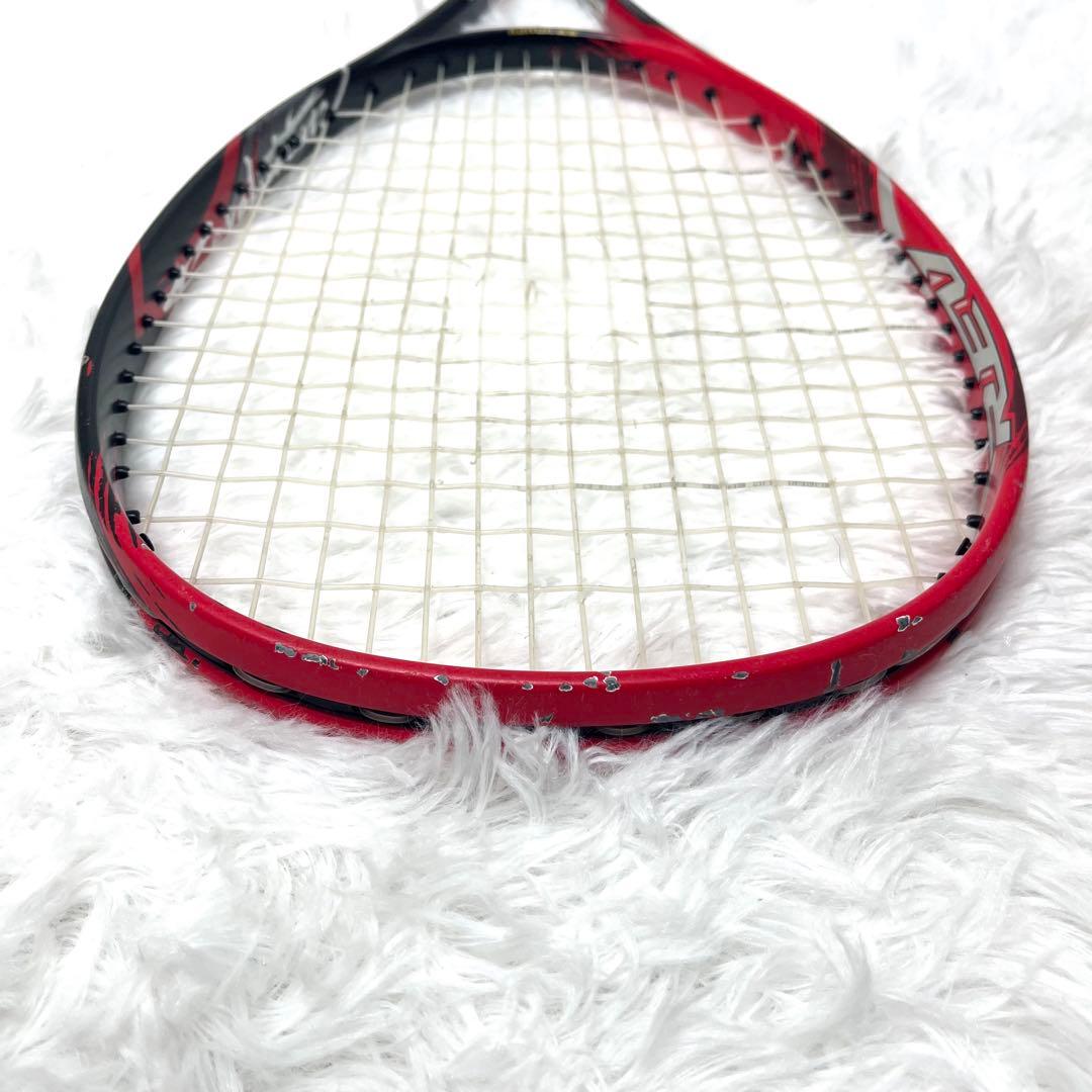 【美品】ヨネックス ナノフォース8v REV カスタムフィット ソフトテニス 赤