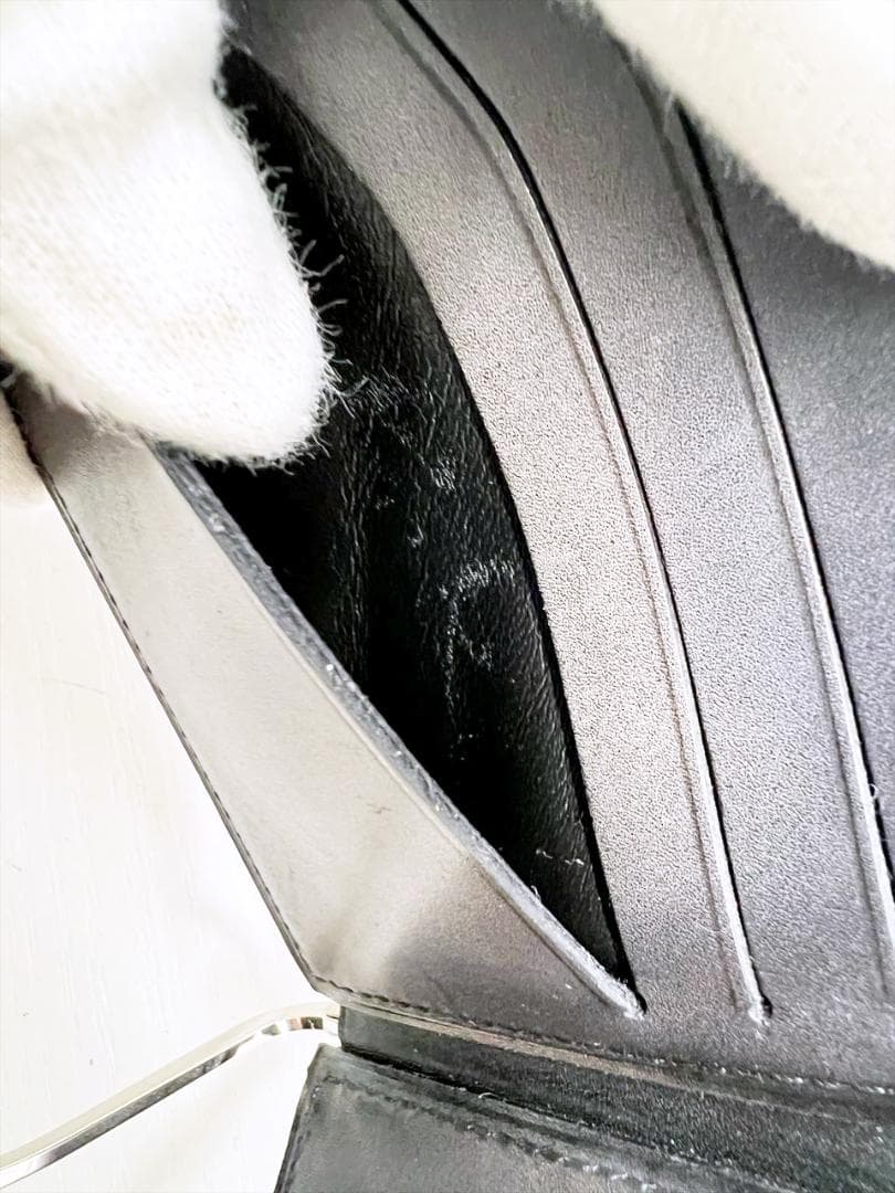 良好品　ベルルッティ　アッサオ　スクリットレザー　マネークリップ