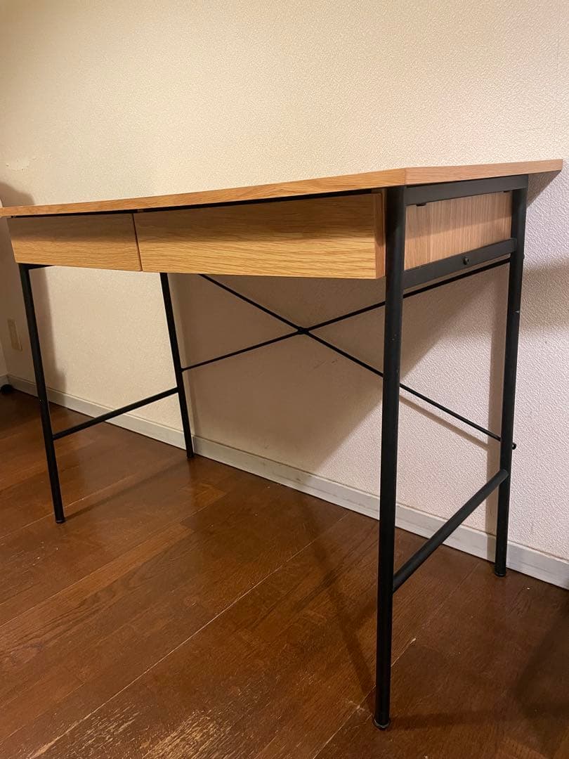 木製 オーク材 アンセムデスク 机 北欧