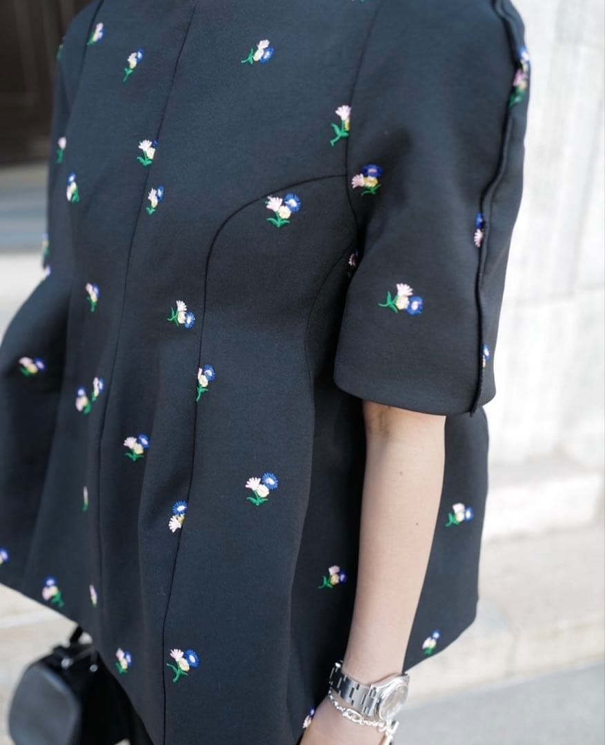 トップス machatt forme pullover flower