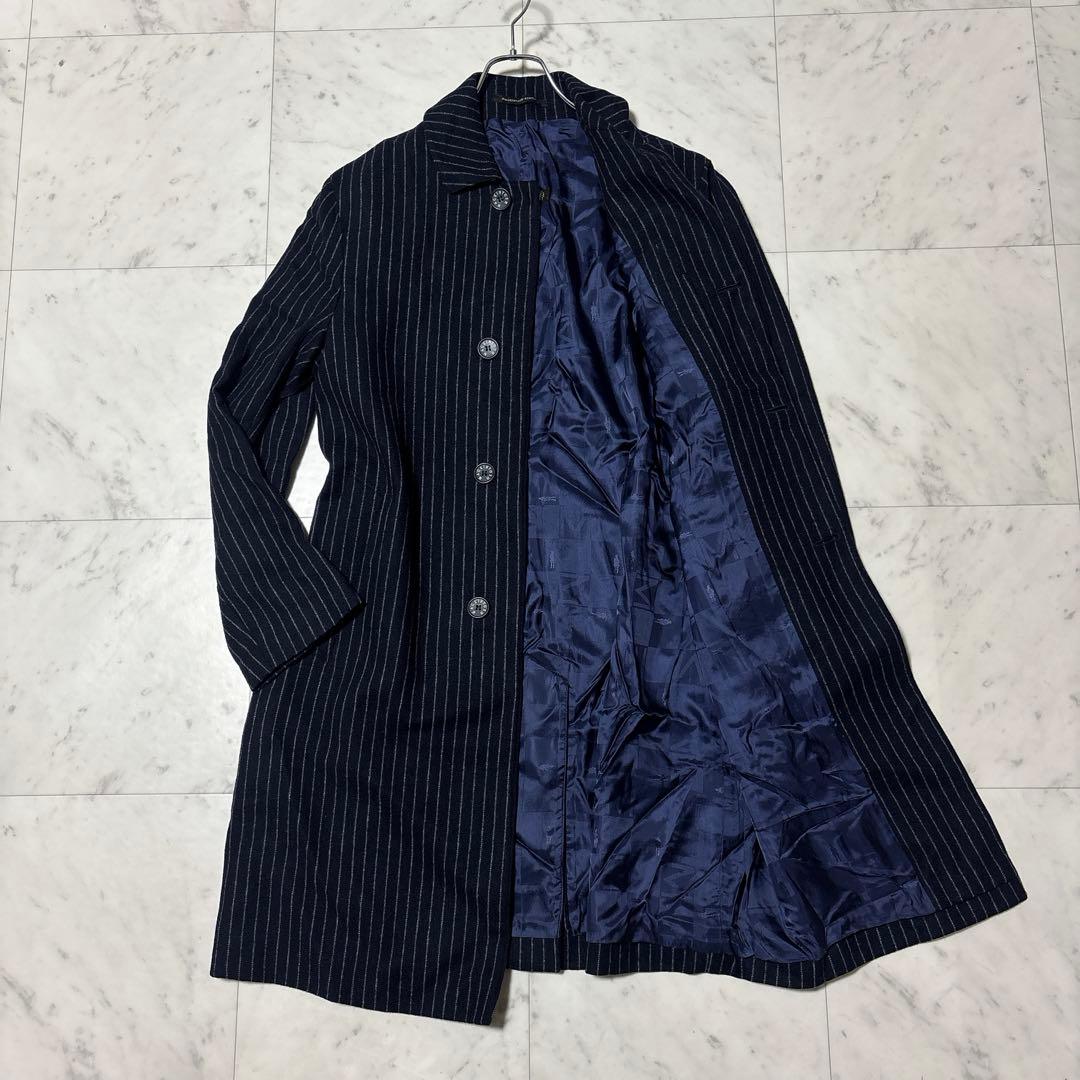 美品 マッキントッシュ 英国製 カシミヤ混 ダンケルド ステンカラーコート 40