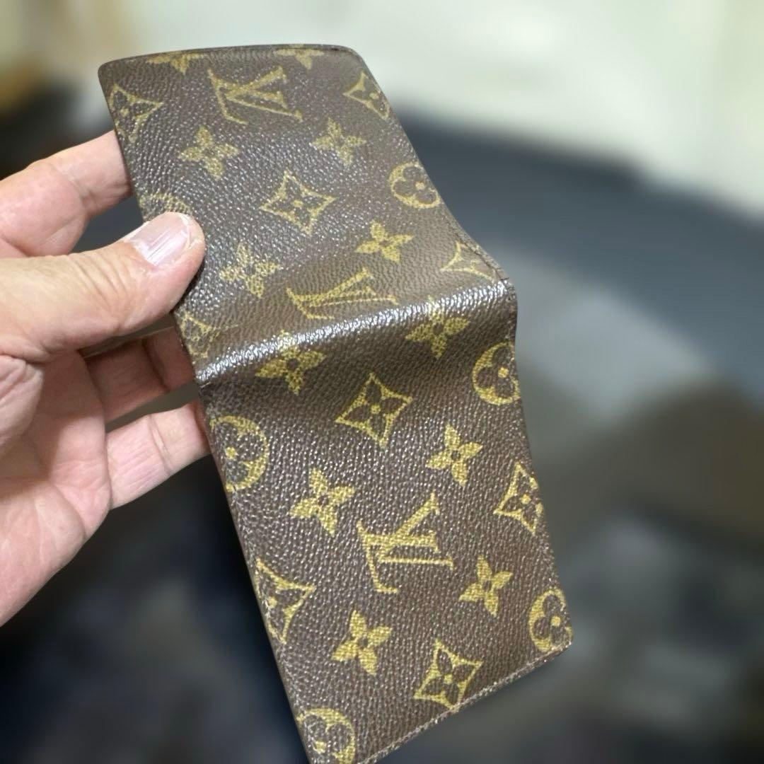 19☆優良品☆モノグラム♪免許&カード入れ☆2つ折り財布