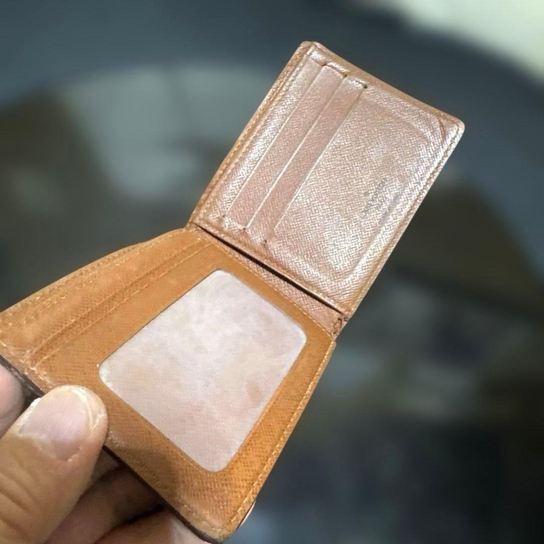 19☆優良品☆モノグラム♪免許&カード入れ☆2つ折り財布