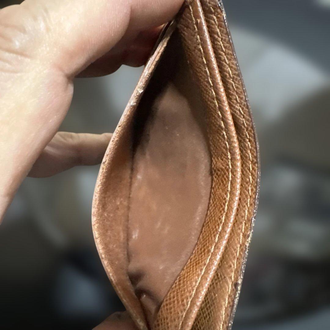 19☆優良品☆モノグラム♪免許&カード入れ☆2つ折り財布