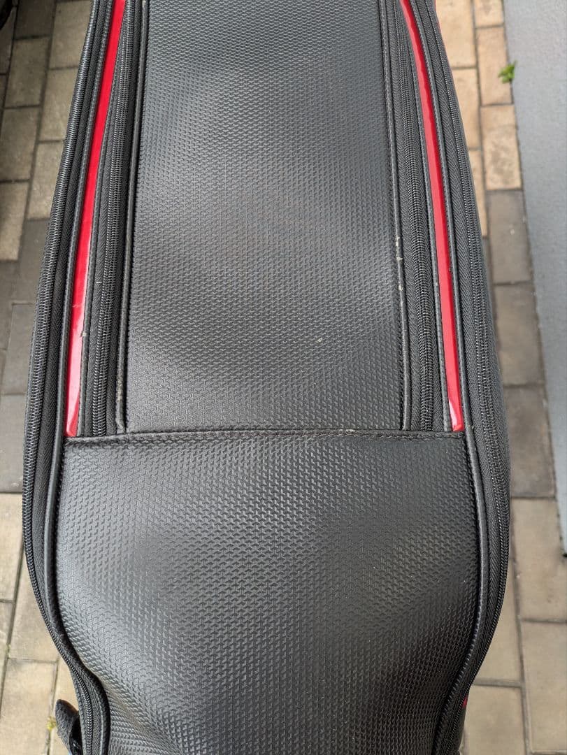 ルーニーボーイBRIDGESTONE GOLF キャディバッグ 黒赤