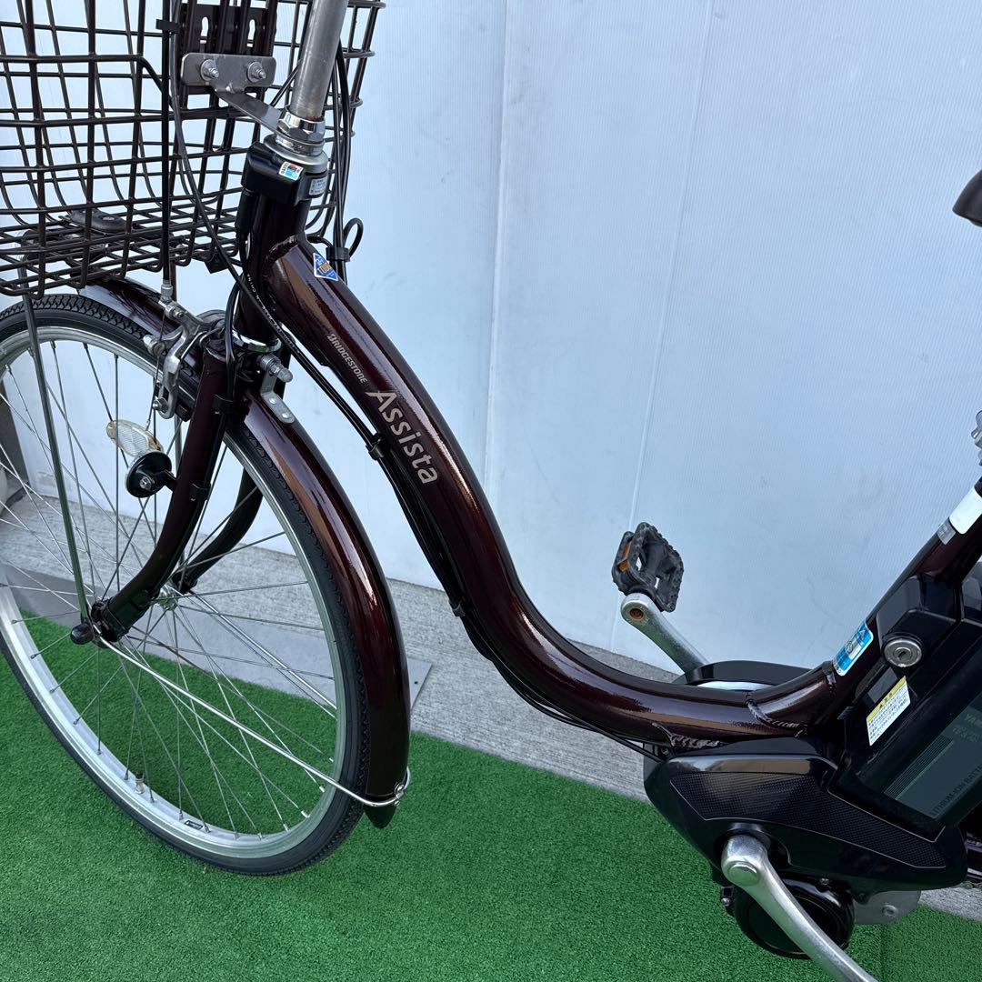 ブリヂストン 電動アシスト自転車26インチ 12.3Ah ブラウン