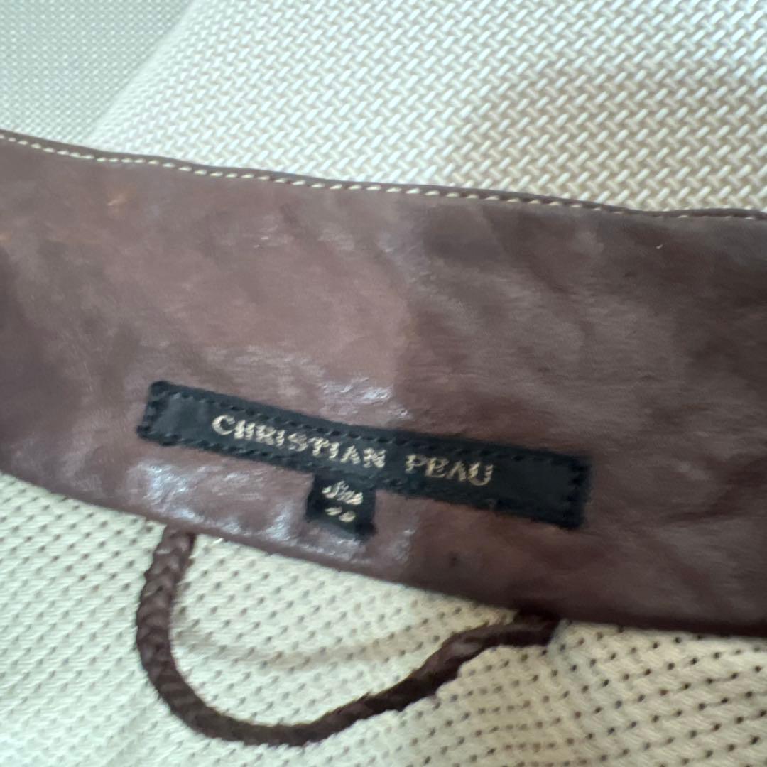 クリスチャンポー　レザージャケット