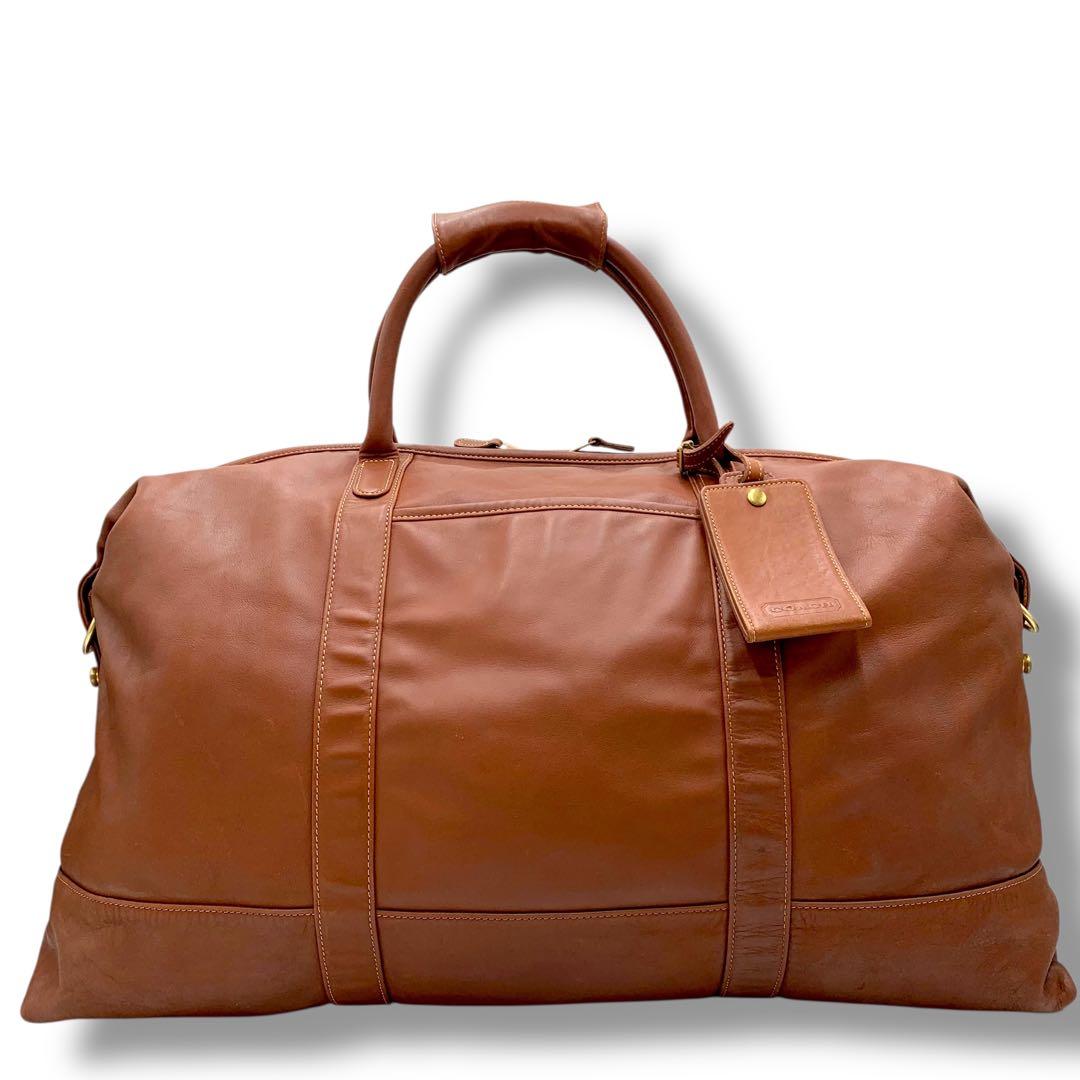 稀品・大人気✨COACH コーチ ボストンバッグ 2way ブラウン 大容量