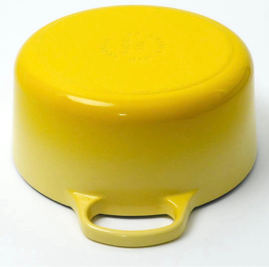 【美品】LE CREUSET　シグニチャーココット ロンド ソレイユ　22cm