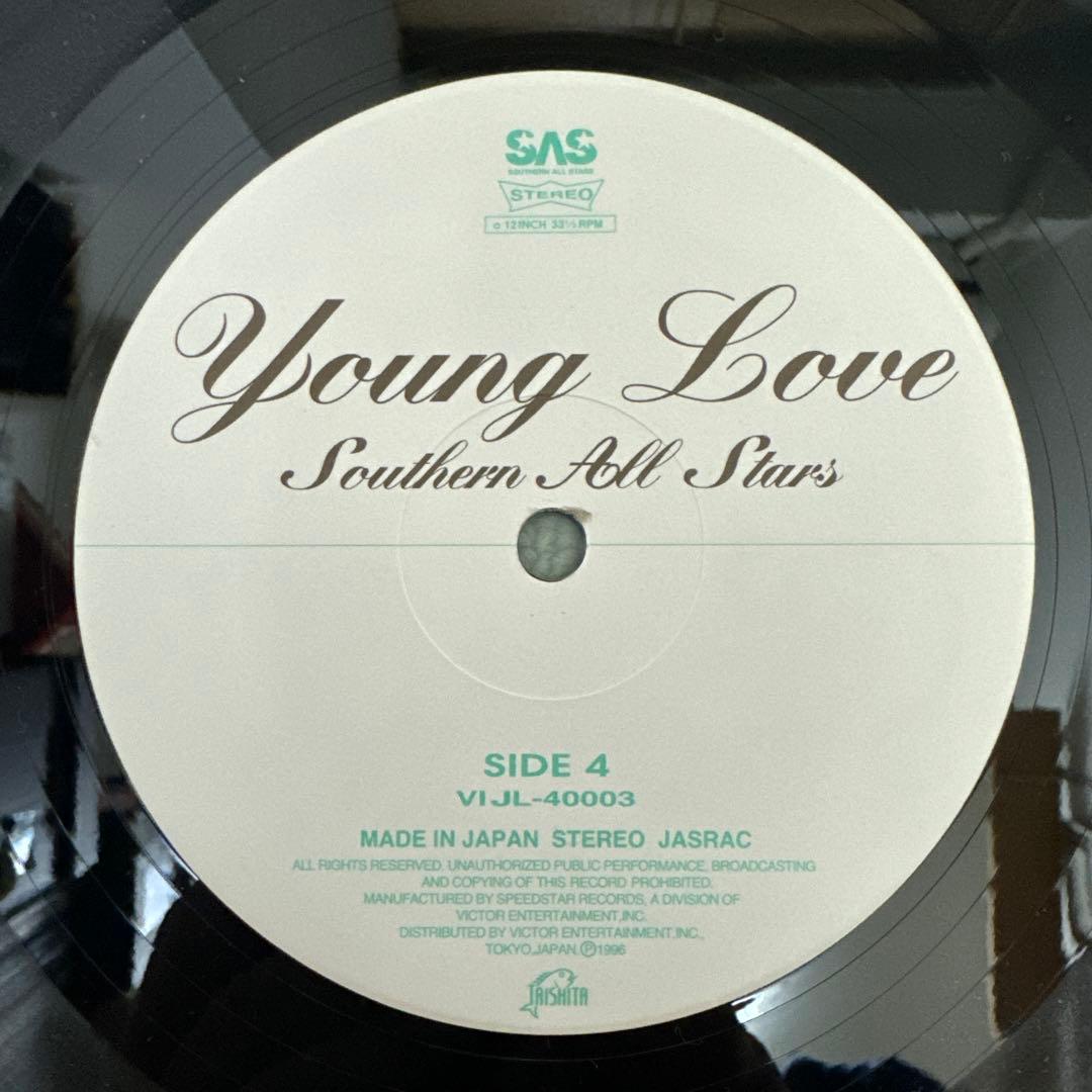 Southern All Stars『Young Love』LP レコード
