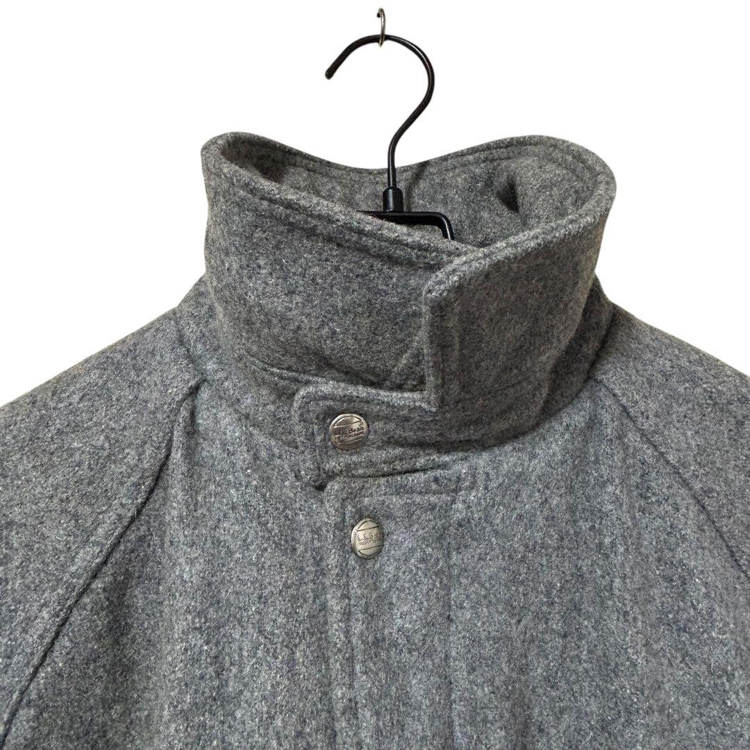 訳あり品】USA製　エルエルビーン　ウール　ストームコート　一枚袖　シンサレート