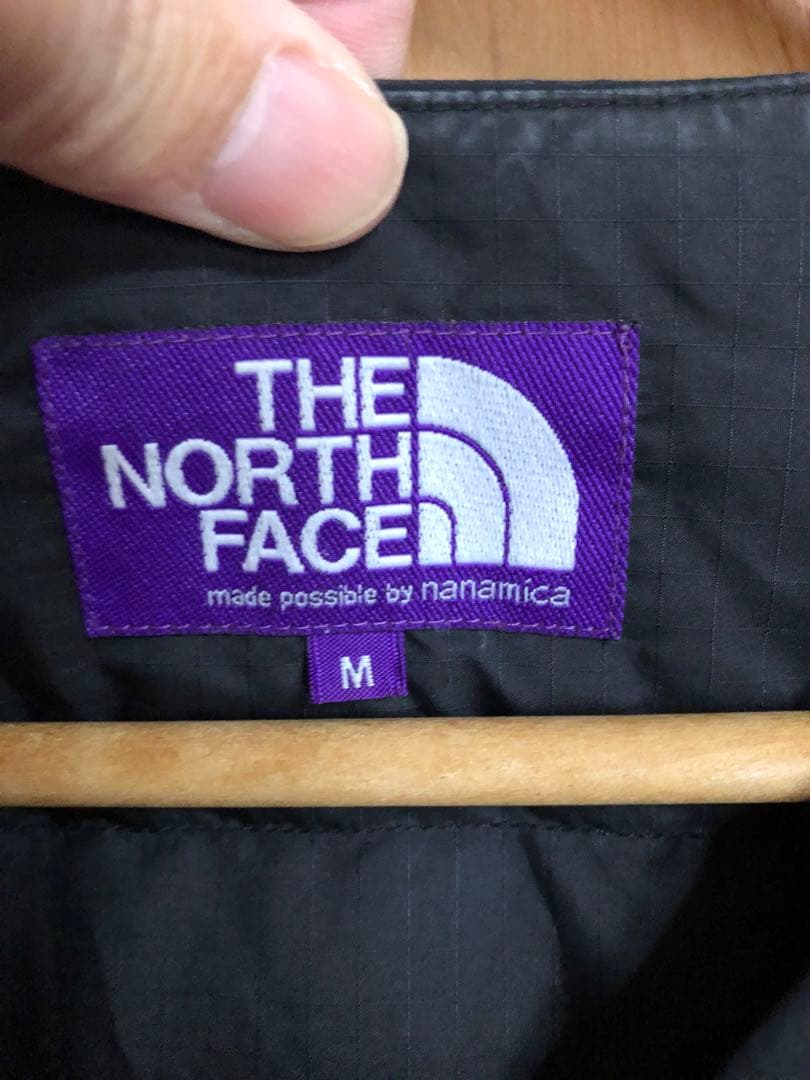 ザノースフェイス　パープルラベル　 ダウンカーディガン　ジャケット　ブラック　M