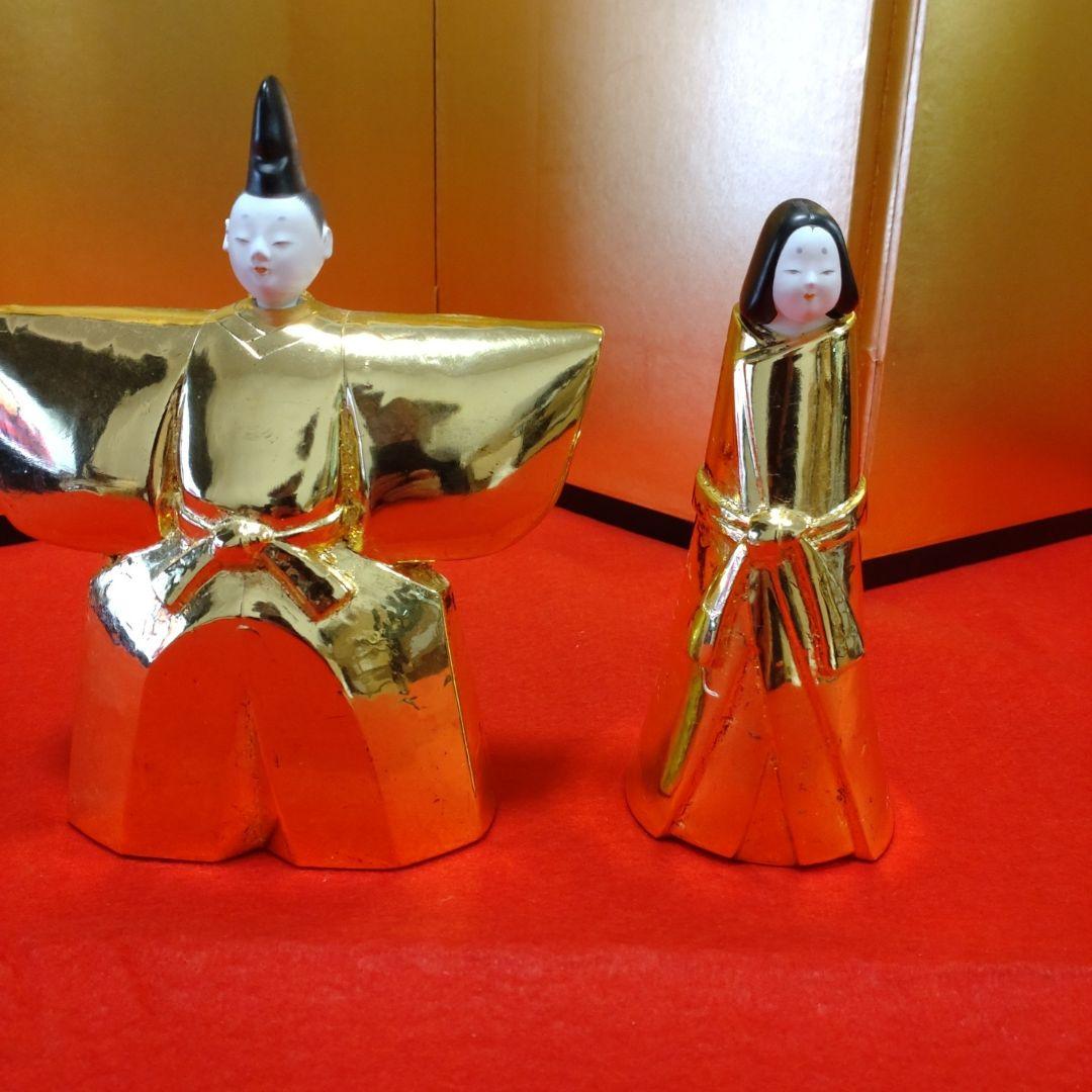 【雛蔵】立雛　純金箔押