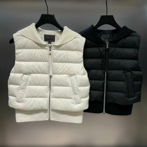 G/FORE ゴルフ レディース ダウン ニット 切替 セーラーカラー 秋冬