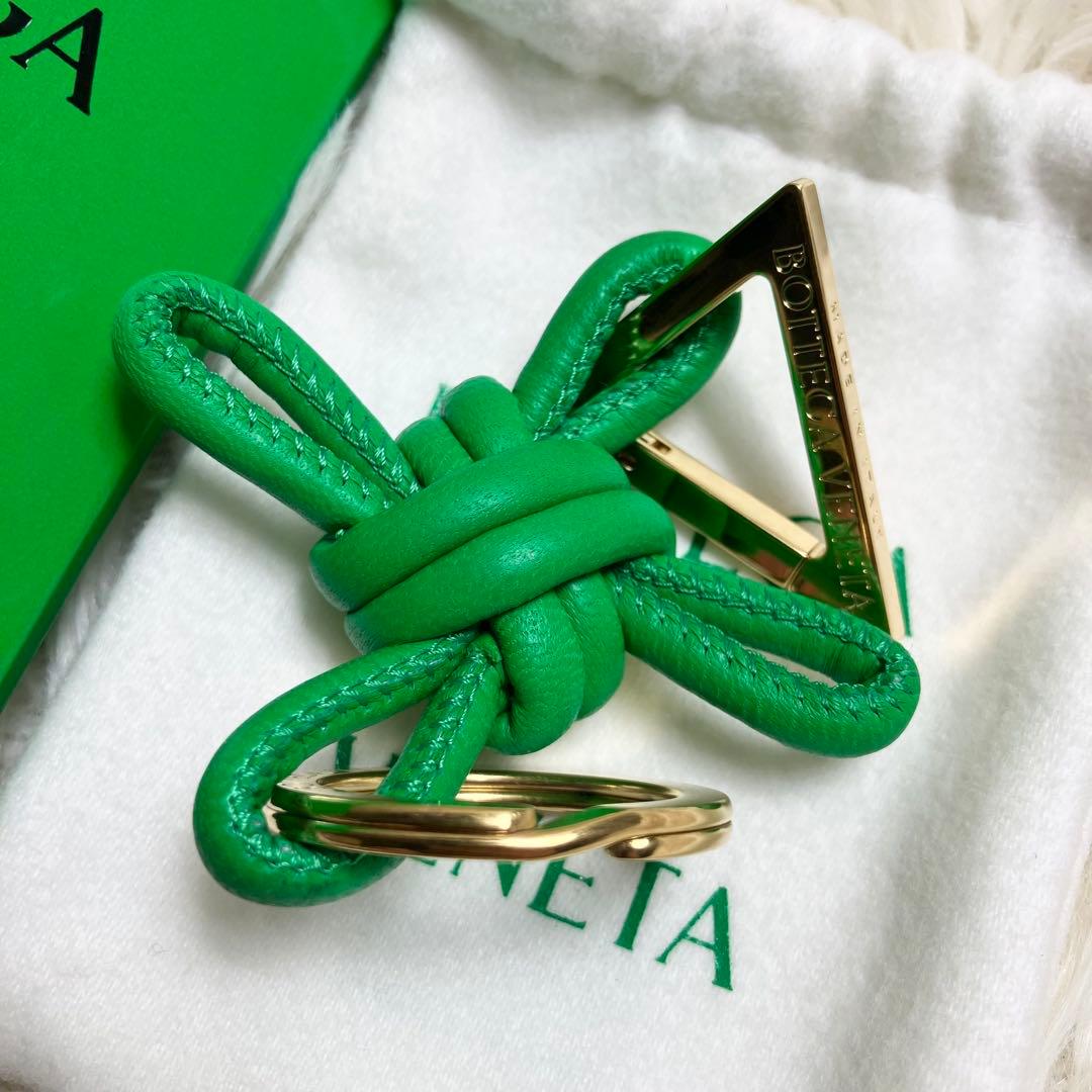 【未使用級】ボッテガヴェネタ＊キーリング パラキート ゴールド