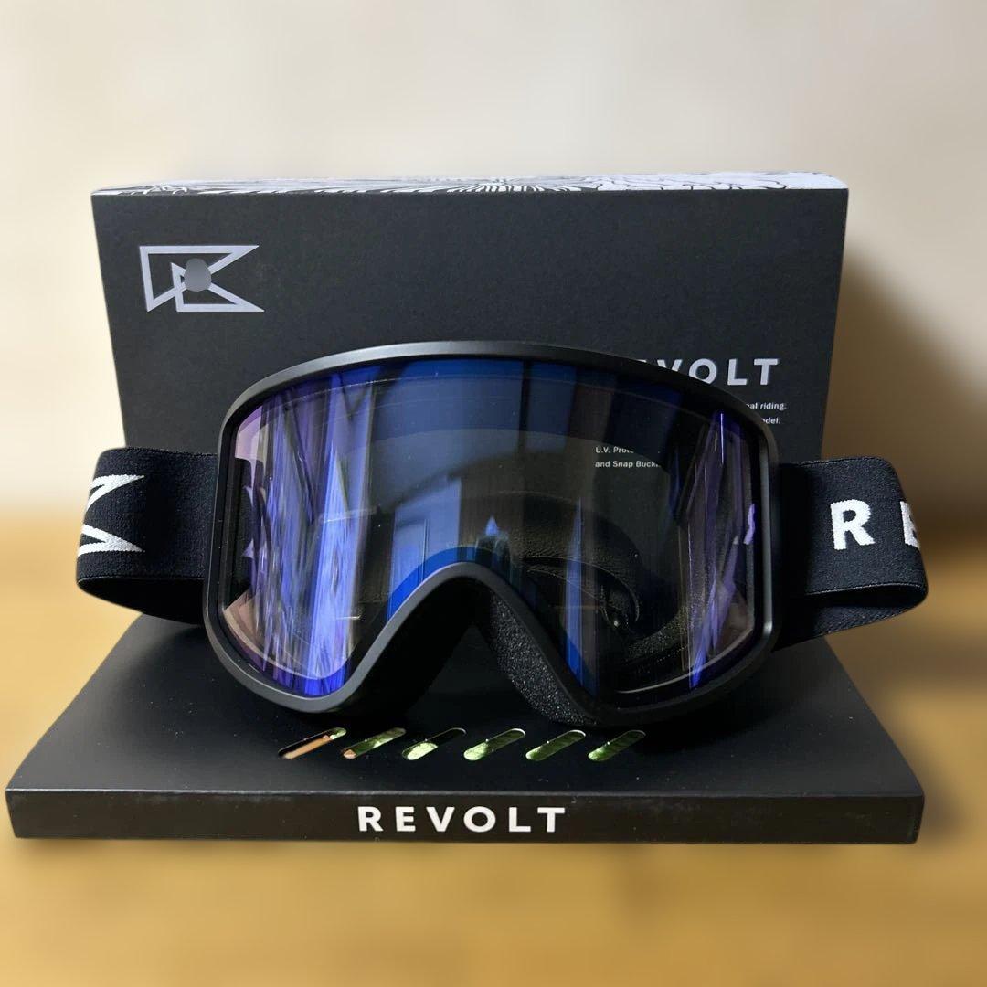 REVOLTゴーグルBlueMirror/ClearPhotochromic新品