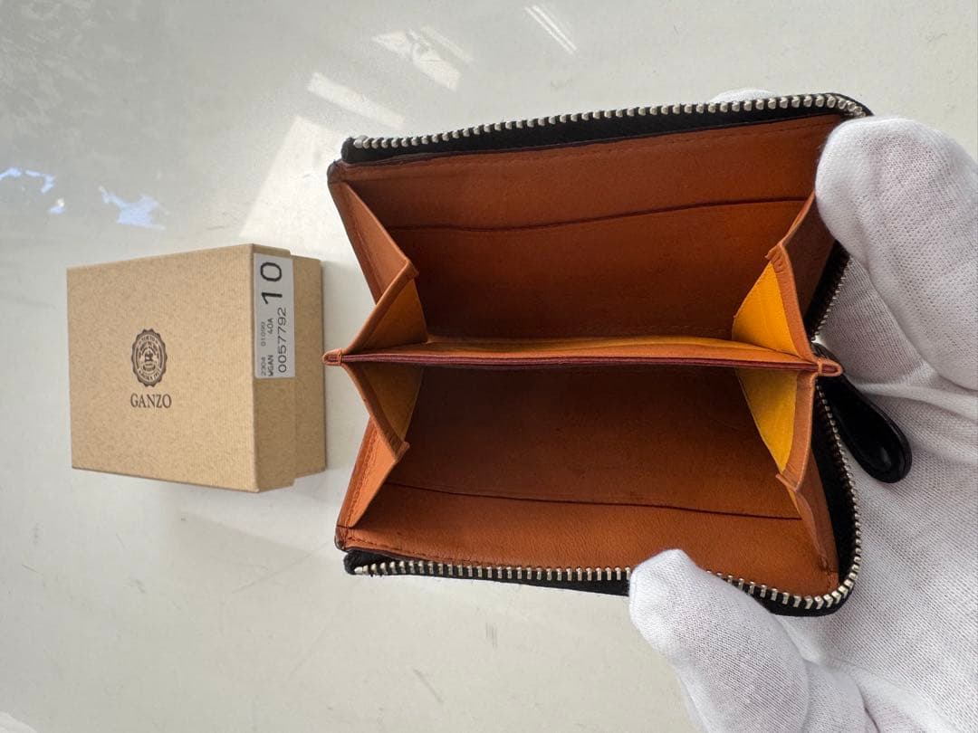 GANZO ブラック レザー ケース