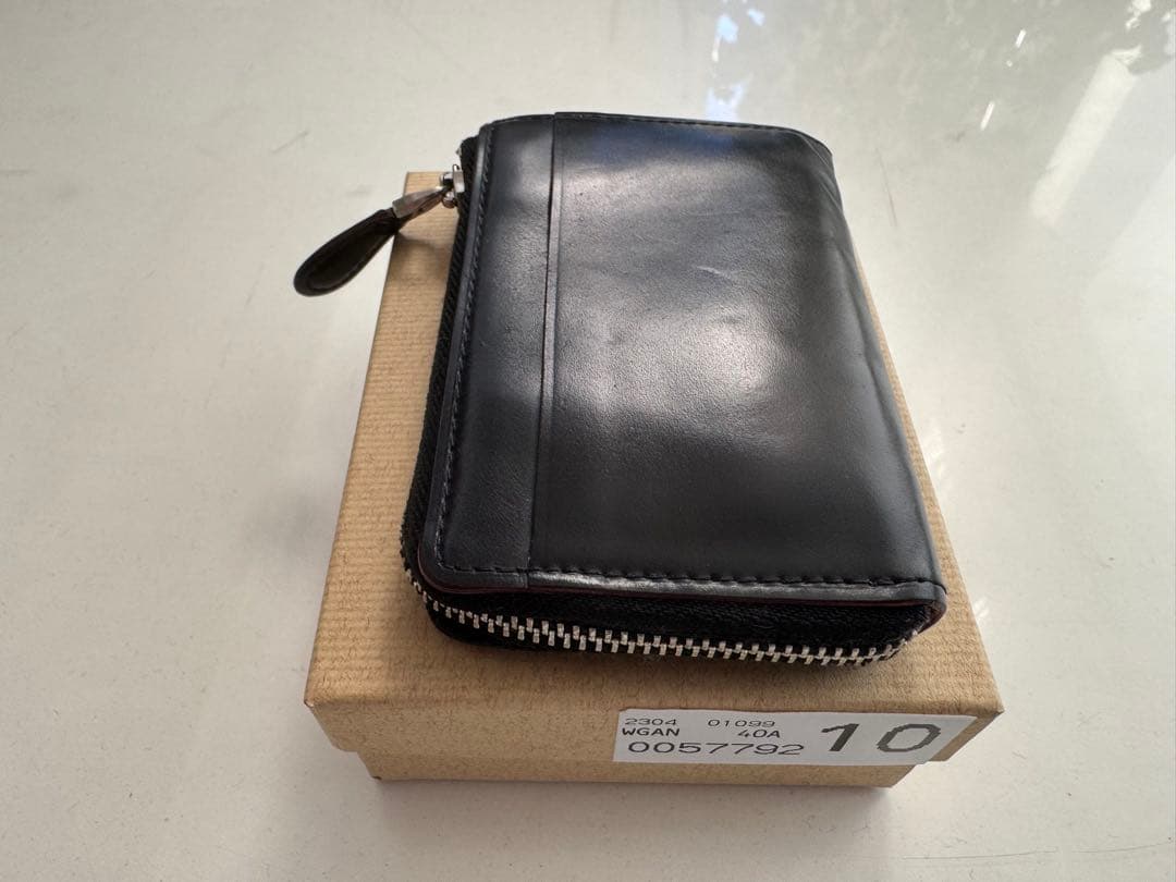 GANZO ブラック レザー ケース