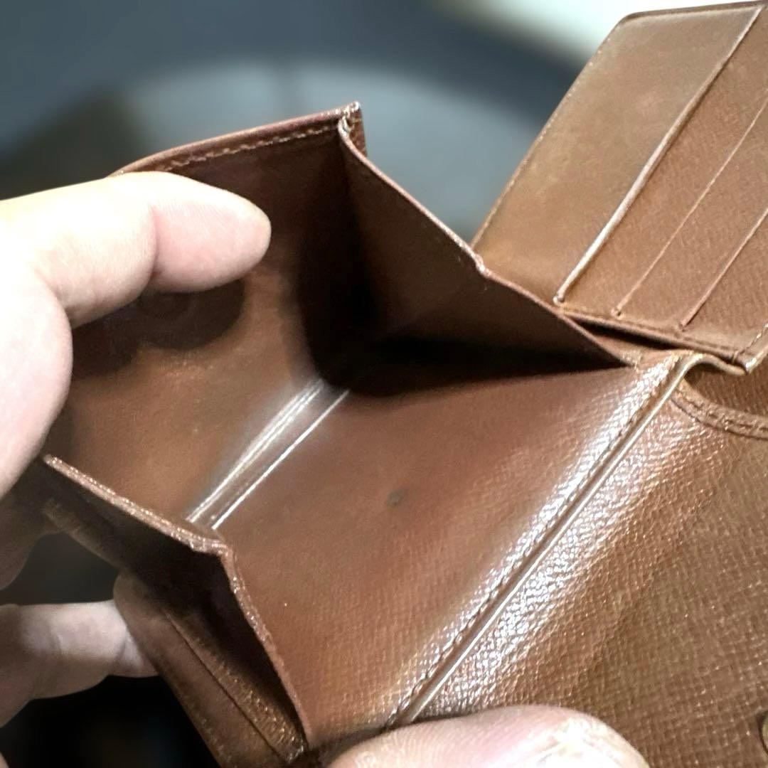 ⑥☆美品☆モノグラム♪マルコ☆2つ折り財布★ポケットあり