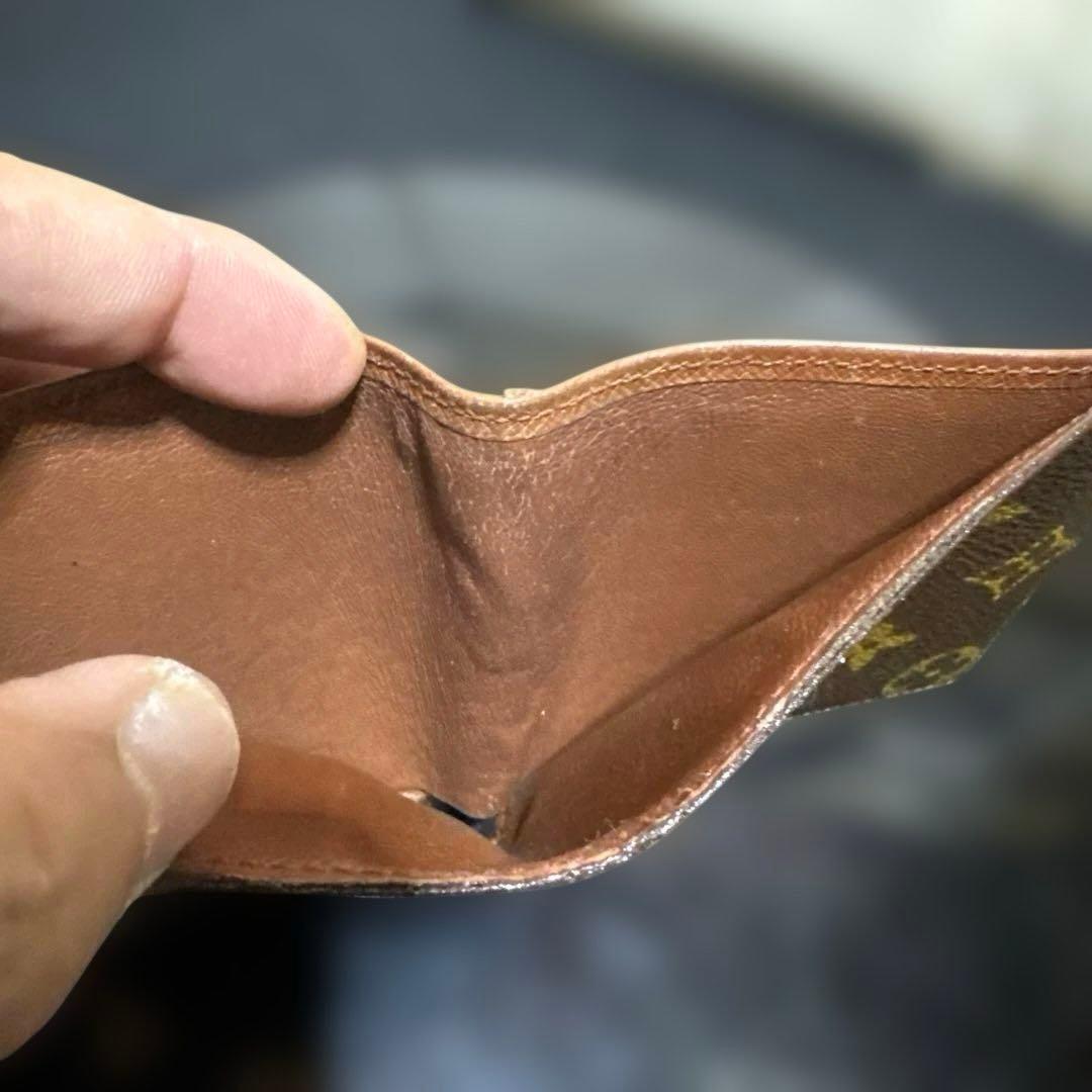 ⑥☆美品☆モノグラム♪マルコ☆2つ折り財布★ポケットあり